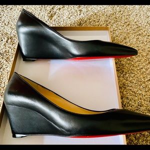 Christian Louboutin wedges size 38.5
